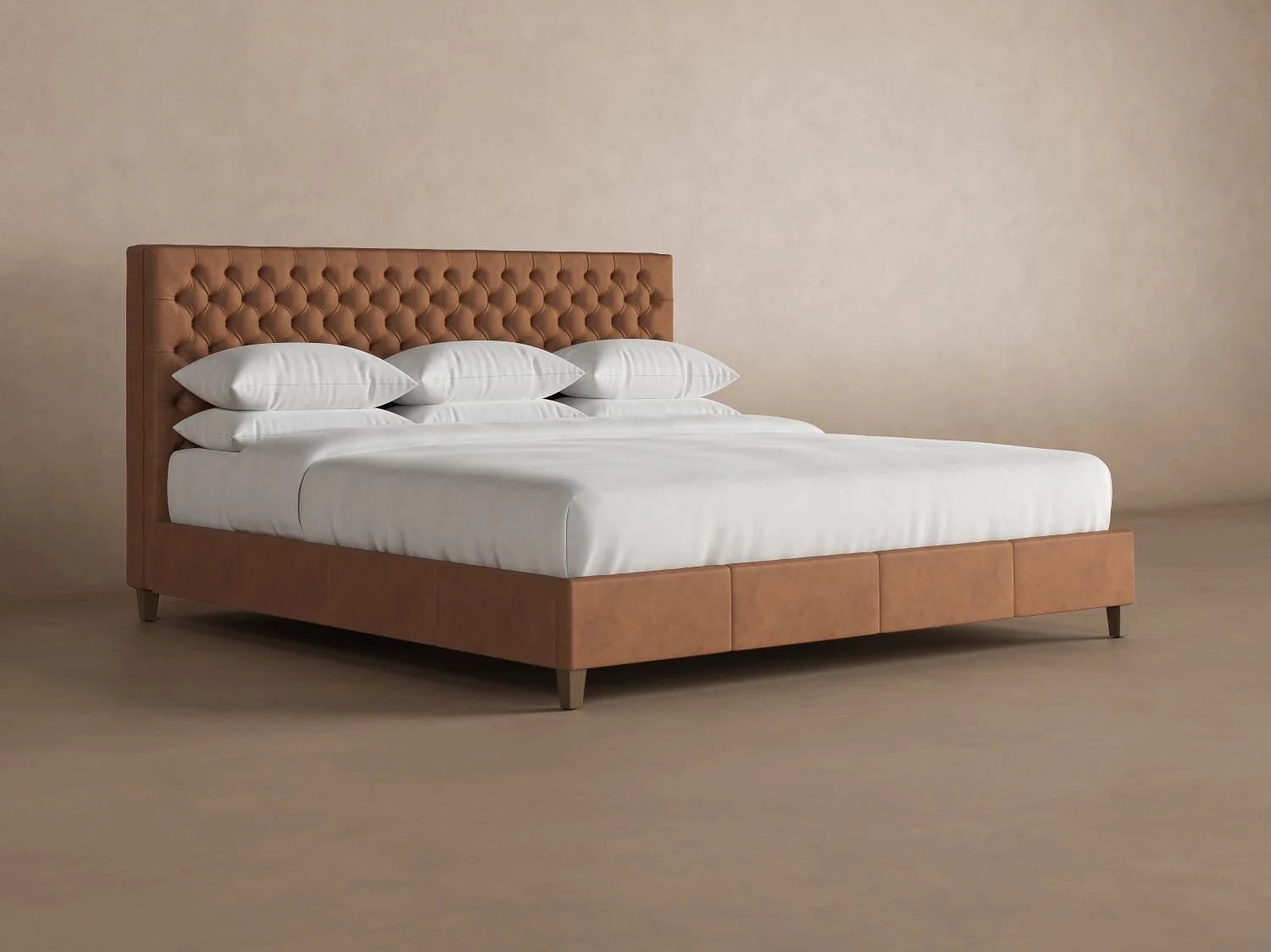 Kincaid Leather Bed - Image 4