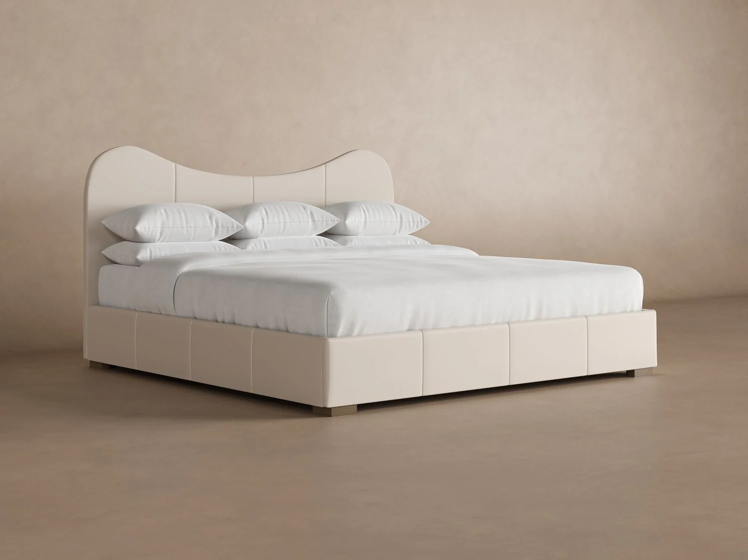 Wave Leather Bed - Image 7